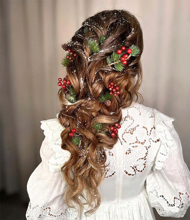 Christmas hairstyles ideas