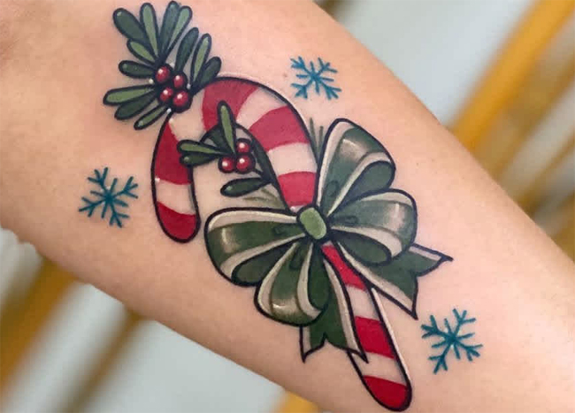 Merry Christmas Tattoo Designs