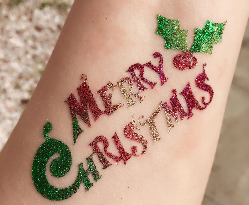 Merry Christmas Tattoo Designs