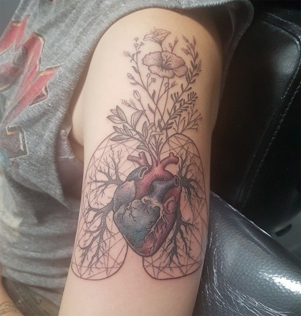 Lung Tattoo Designs