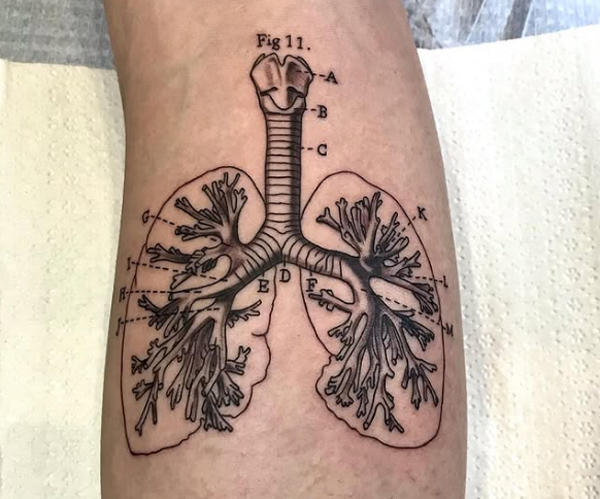 Lung Tattoo Designs