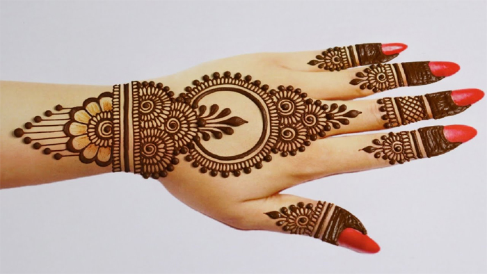 Back Hand Mehndi Designs