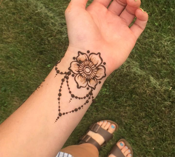 Henna Wrist Tattoo Designs