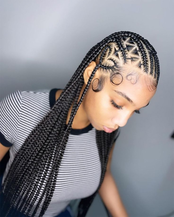 Straight Back Hairstyle Ideas