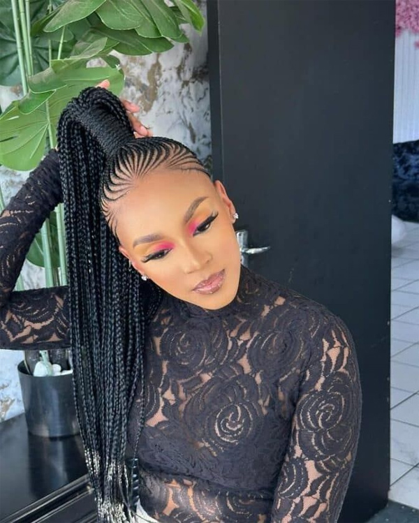 Straight Back Hairstyle Ideas