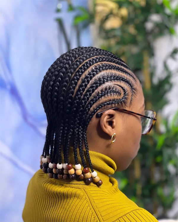 Straight Back Hairstyle Ideas