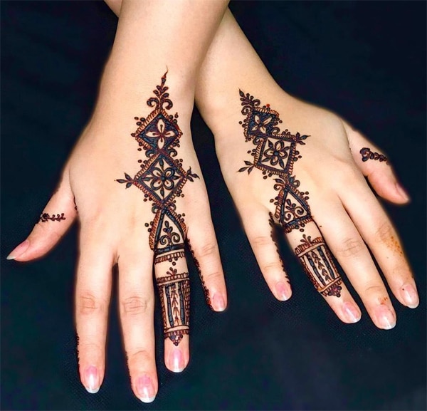 Finger Mehndi Designs