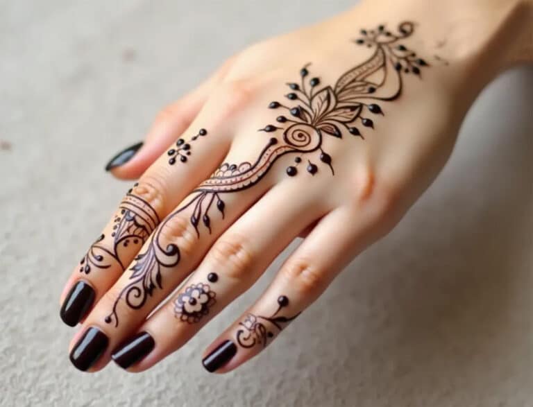 Finger Mehndi Designs